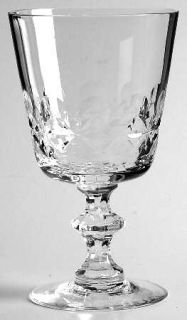 Noritake Kenley Wine Glass   Criss Cross & Dot Cut Bowl, No Trim