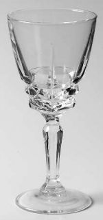 Cristal DArques Durand Chateaudun Cordial Glass   Vertical & Horizontal Cuts On