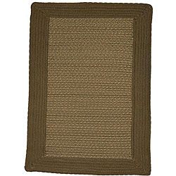 Donegal Indoor/ Outdoor Olive Braided Rug (36 X 56)