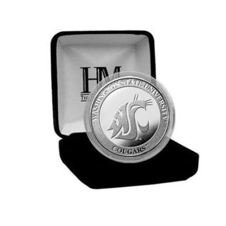 Washington State University Silver Coin (MultiDimensions 8 inches high x 4 inches wide x 1 inch deepWeight 1 pound )