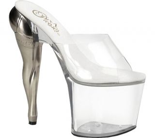 Womens Pleaser Vixen 701   Clear/Clear High Heels