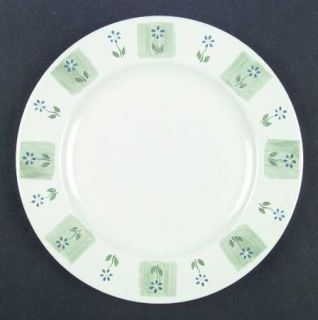 Pfaltzgraff Cloverhill Floral Dinner Plate, Fine China Dinnerware   Blue Flowers
