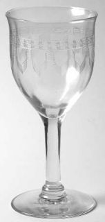 Fostoria Lenore Needle Etch Sherry Glass   Stem #858,   Needle Etch #73