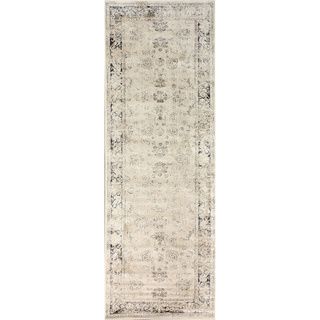 Nuloom Oriental Vintage Viscose Ashton Natural Runner Rug (27 X 8)