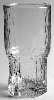 Unknown Crystal Unk6485 14 Oz Flat Tumbler   Clear,Textured Bowl,Safety Lip,No T