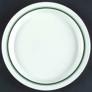 Dansk Christianshavn Green Salad Plate, Fine China Dinnerware   Bistro, Green Ba