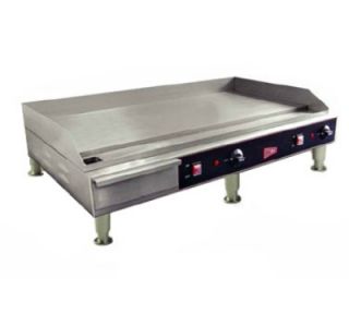 Grindmaster   Cecilware 36 in Countertop Griddle w/ 1/2 in Polished Steel Plate, 240 V