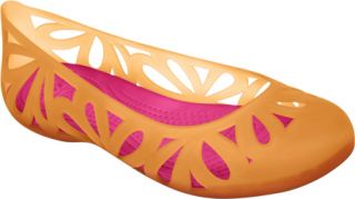 Womens Crocs Adrina Flat III   Grapefruit/Candy Pink Casual Shoes