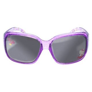 Hello Kitty Kids Rectangle Bling Sunglasses   Purple