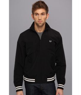 Fred Perry Tipped Nylon Jacket Mens Coat (Black)