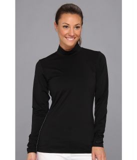 Nike Golf Nike Pro L/S Mock Neck Womens Long Sleeve Pullover (Black)