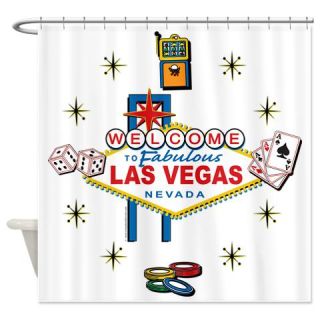  Welcome to Fabulous Las Vegas Shower Curtain  Use code FREECART at Checkout