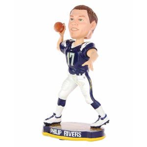 San Diego Chargers Philip Rivers Forever Collectibles Action Pose Bobble NFL