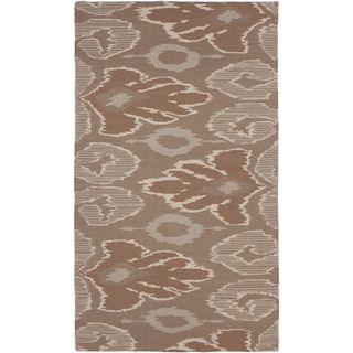 Beth Lacefield Hand woven Aeneas Flatweave Reversible Brindle Wool Rug (8 X 11)