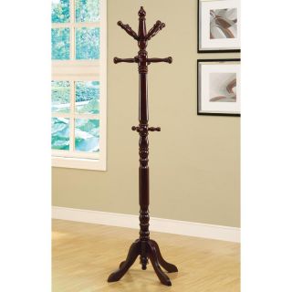 Cherry Traditional Solid Wood Coat Rack Multicolor   I 2011
