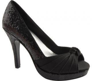 Womens Touch Ups Daphne   Black Glitter Prom Shoes