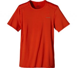 Mens Patagonia Capilene 1 Stretch T Shirt   Paintbrush Red Athletic Apparel