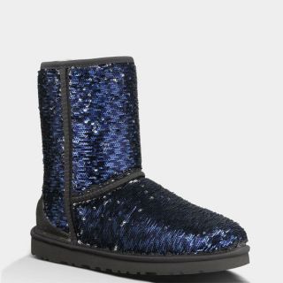 Classic Short Sparkles Womens Boots Midnight In Sizes 7, 6, 10, 5, 8, 9 For