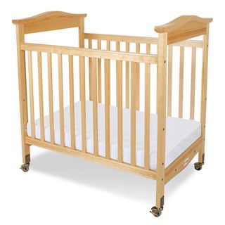Foundations Biltmore Clearview Fixed Side Compact Crib In Natural (NaturalMaterials HardwoodDimensions 41.15 inches high x 27.65 inches wide x 40.38 inches highAssembly Required )