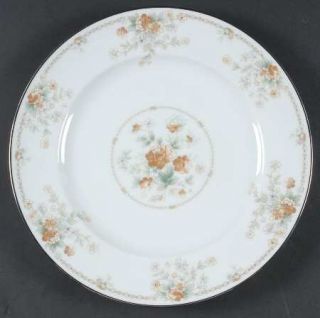 Noritake Roundelay 12 Chop Plate/Round Platter, Fine China Dinnerware   Tan&Blu