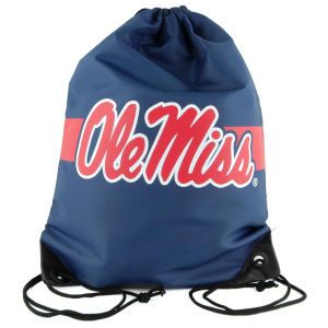 Mississippi Rebels Forever Collectibles Team Stripe Drawstring Bag