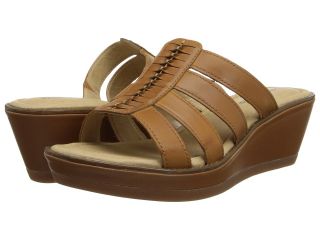 Hush Puppies Roux Slide Womens Wedge Shoes (Tan)