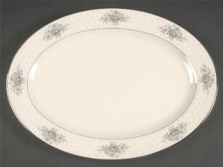 Lenox China Beacon Hill (Older) 13 Oval Serving Platter, Fine China Dinnerware