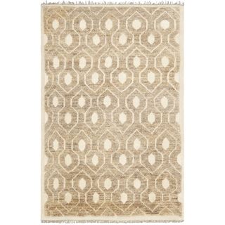 Safavieh Hand knotted Tangier Ivory Wool/ Jute Rug (5 X 8)