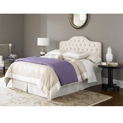 Fashion Bed Martinique Ivory Twin Upholstered Headboard