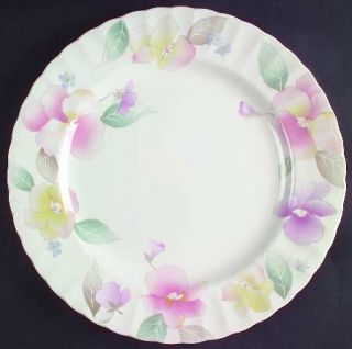 Mikasa Silk Blossoms 12 Chop Plate/Round Platter, Fine China Dinnerware   Pink,
