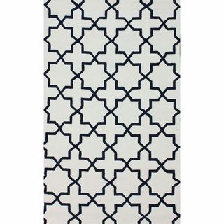 Nuloom Handmade Marrakesh Trellis Cotton Chenille Rug (76 X 96)