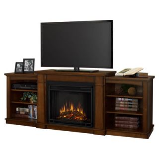 Real Flame Hawthorne 75 TV Stand with Electric Fireplace 2222E BO / 2222E DE
