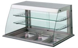 Piper Products Refrigerated Display Case w/ 3 Tiers & (5) 12x20 in Pan Capacity, 208/1V