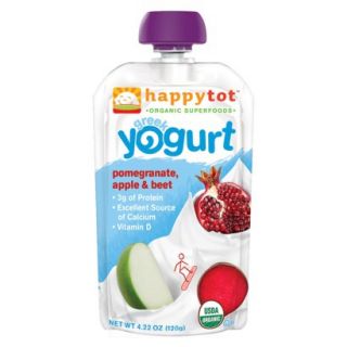 Happy Baby Greek Yogurt Pouch   Pomegranate, Apple, and Beet 4.22 oz (8 Pack)