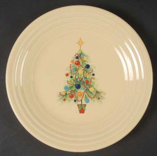 Homer Laughlin  Fiesta Christmas Tree Luncheon Plate, Fine China Dinnerware   Fi