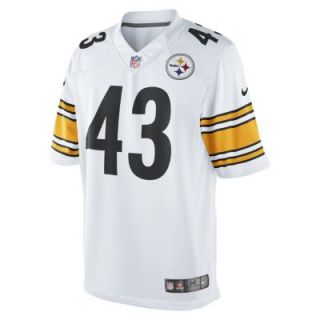 NFL Pittsburgh Steelers (Troy Polamalu) Mens Football Away Limited Jersey   Whi