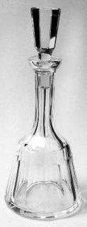 Waterford Glencree (Cut) Decanter & Stopper   8 Cut Panels, Multisided Stem