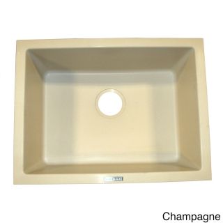 Ukinox Granite Single bowl Dualmount Sink