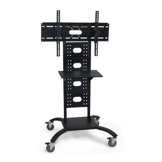 Luxor Mobile Flat Panel Tv Mount And Stand   For 50 Flat Panel   Black