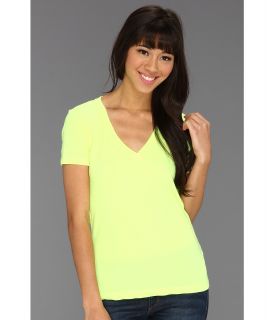 Hurley Solid Perfect V Shirt Womens T Shirt (Yellow)