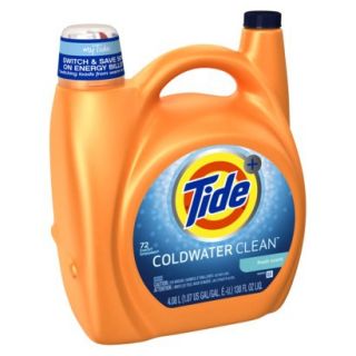 Tide Coldwater Liquid Laundry Detergent   138 oz