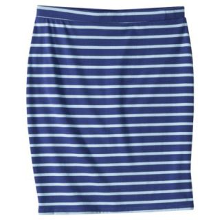 Mossimo Supply Co. Juniors Bodycon Skirt   True Navy/Waterslide S(3 5)