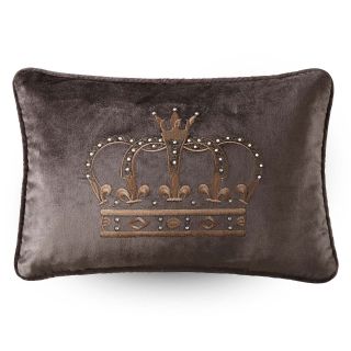 QUEEN STREET Chiara Crown Decorative Pillow, Mink