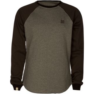 Baseball Mens Sweatshirt Black/Grey In Sizes X Large, Small, Medium, L