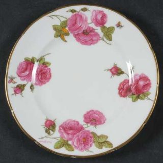 Foley Century Rose Bread & Butter Plate, Fine China Dinnerware   Pink Roses, Bon