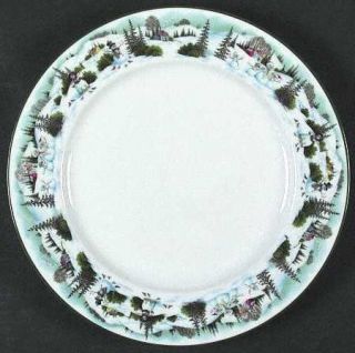 Lenox China Winter Welcome Dinner Plate, Fine China Dinnerware   Lynn Bywaters,B