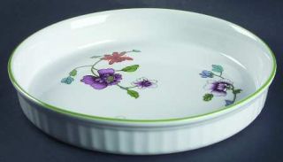 Royal Worcester Astley (Oven To Table) 9 Round Flan, Fine China Dinnerware   Ov