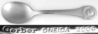 Oneida Gerber (Stainless) Spoon Baby/Straight Handle   Stainless,Gerber Baby Fac