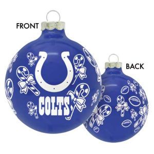 Indianapolis Colts Traditional Round Ornament
