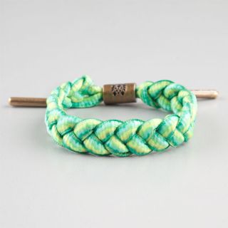 Grizzly Indica Shoelace Bracelet Green One Size For Men 238800500